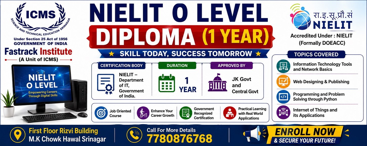 NIELIT O Level Diploma (1Year)