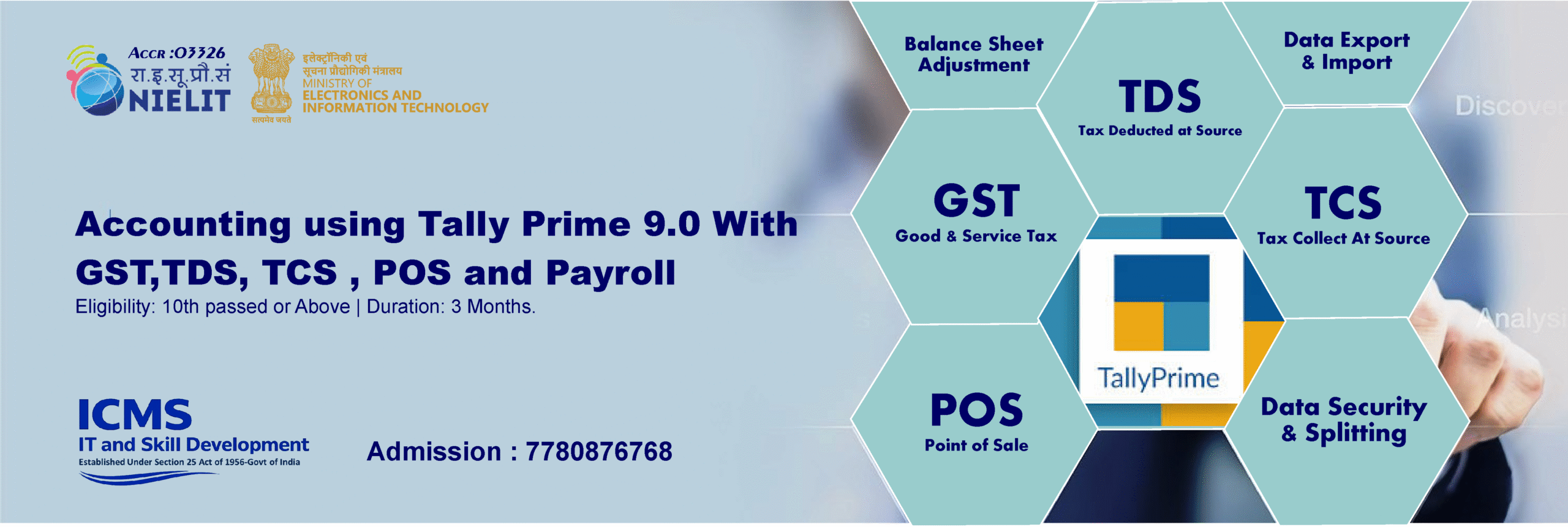 ICMS Tally TDS Hawal Fastrack Zaffer Ahmad Makhdoomi